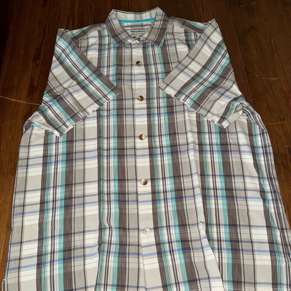 Tommy Bahama Multicolor Plaid Shirt